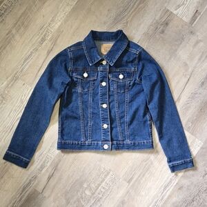 Levi's Jean Denim Jacket Young Girl M(10/12) Blue Casual Retro Style
